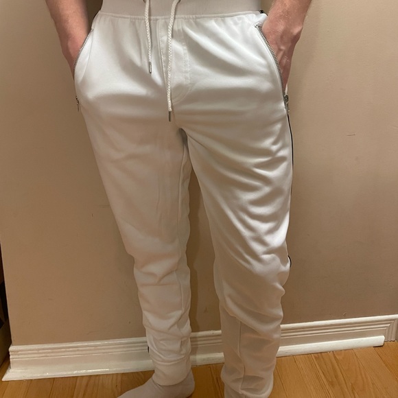 Thrifted unisex white sweatpants - Picture 4 of 4